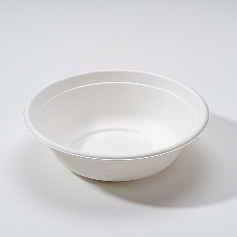 ခေါက်ဆွဲပူပူများအတွက် Bagasse Fiber Straight Bowl