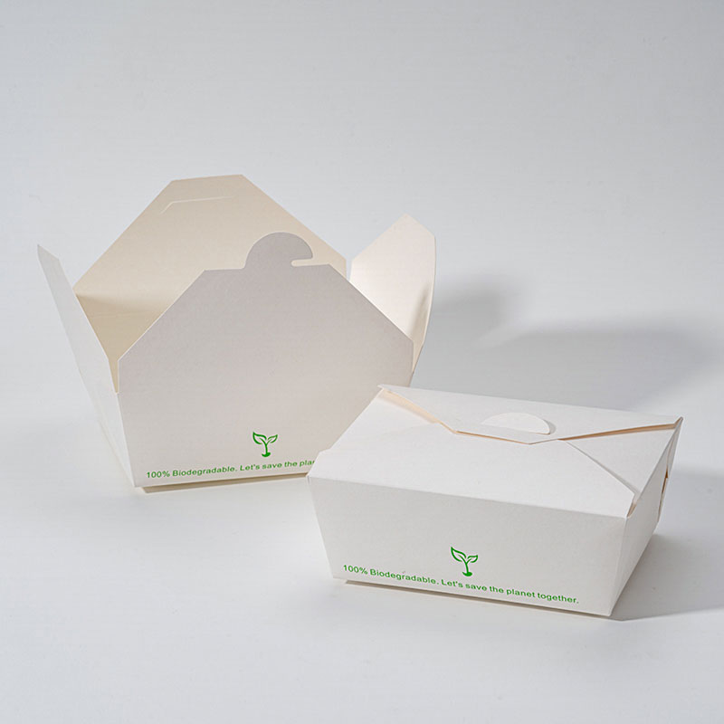 ကျောင်းကဖေးခန်းအတွက် PLA Coated Lunch Box